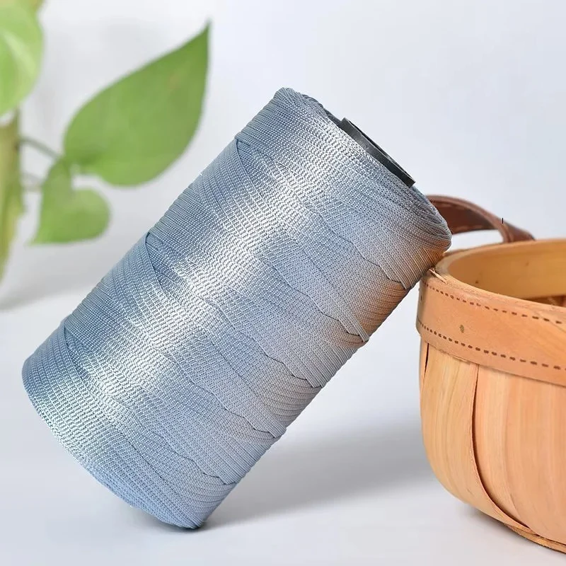 Ice Silk Thread for Summer Crochet – 250g Roll, 2.5mm Thick