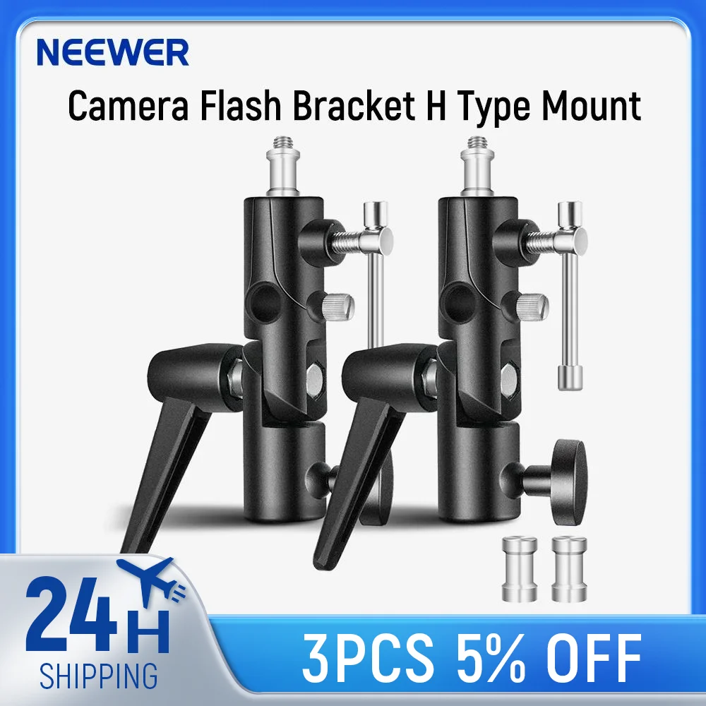 NEEWER Camera Flash Bracket H Type Mount With Umbrella