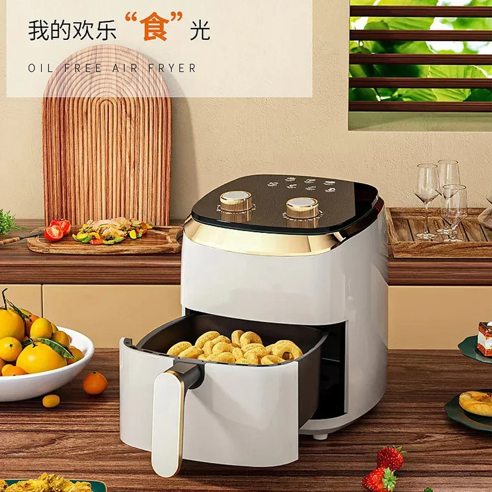 Shenhua Smart Air Fryers 10L Large-capacity Household Multi-functional  Smart Oil-free Smokeless Electric Oven AirFryers 220V