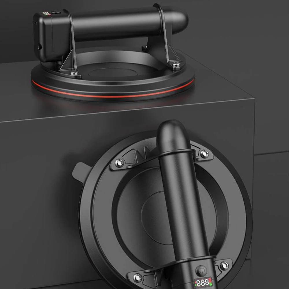 Podofo 8'' Elektrischer Vakuum-Saugnapf mit Intelligenter Anzeige, 250KG Tragkraft, Schwerlast-Glas-Granit-Fliesenheber, Handhabungswerkzeug – Detail 14