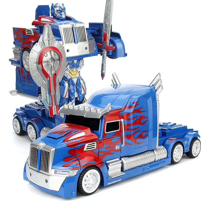 Optimus Prime Bumblebee Autobots Transformers Telecomando Deformazione Statua Action Figurine Anime Model Toy Figures Gift