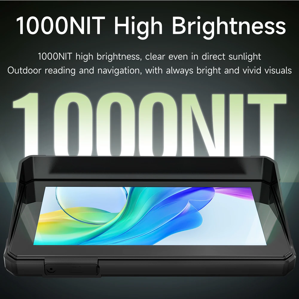 JIUYIN Motorcycle GPS 6 Inch WiFi MOTO Navigation Waterproof Wireless Carplay Display Screen Portable Motorcycle Android Auto