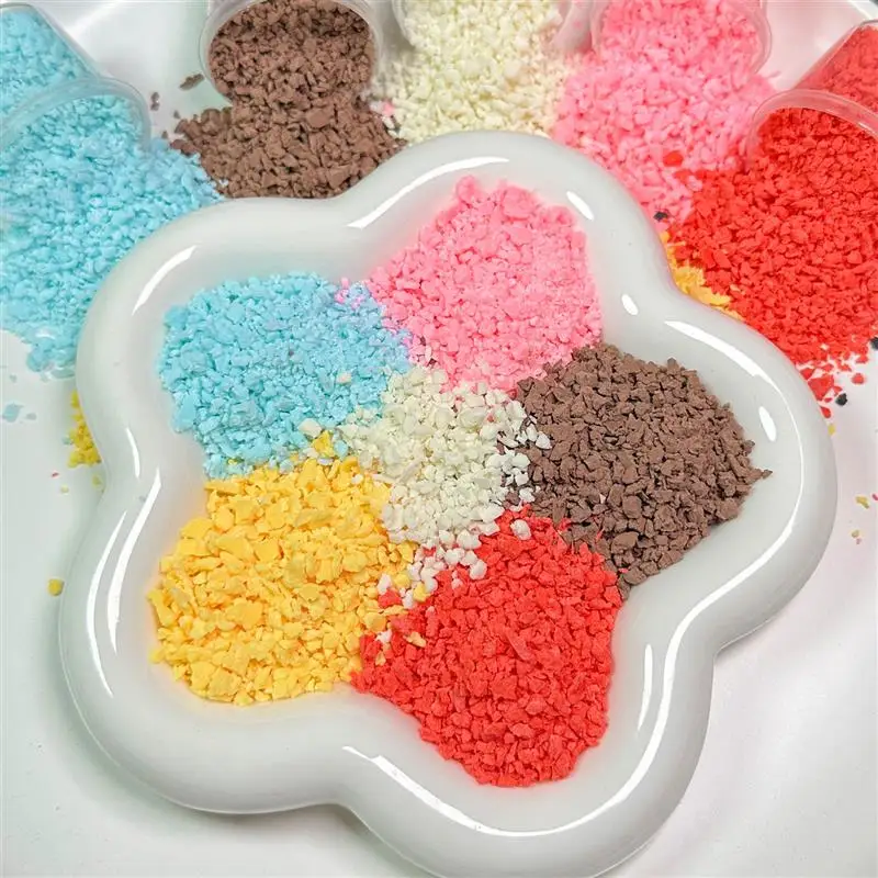 20g Simulation Chocolate Fragments Polymer Clay Sprinkles For Crafts Candle Making Glue Filling Fake Cake Decoration Toys Kids