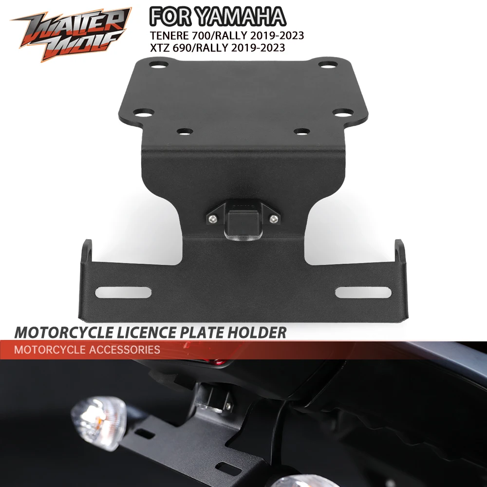 Staffa Porta Targa Posteriore Moto Per Yamaha Tenere 700/World Raid Xtz700 690/Rally Tail Tidy Fender Eliminator Led