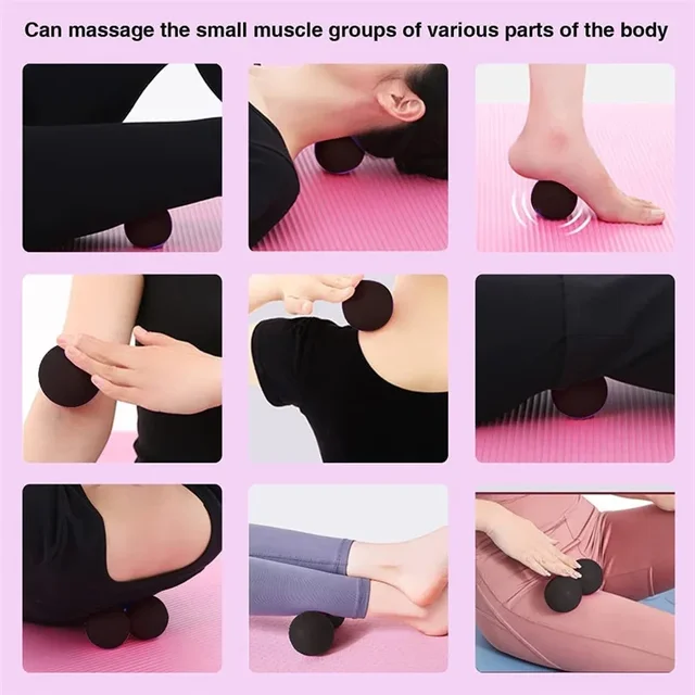 Hollow Yoga Roller Massage Peanut Ball Set EPP Fitness Foam Column For Back Pain Legs Hip Deep Tissue Stretching Muscle Relax 5