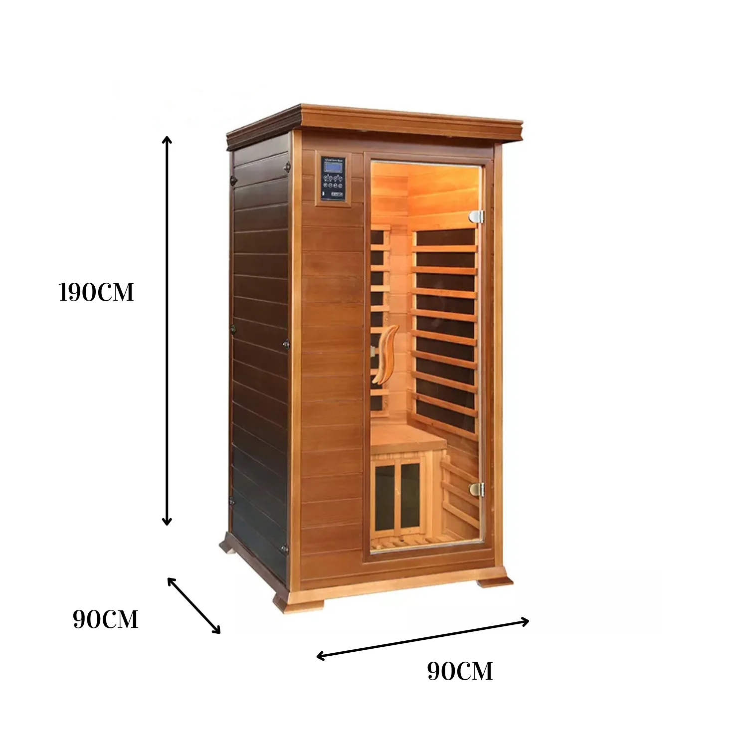1-Person FAR Infrared Cedar Sauna 6