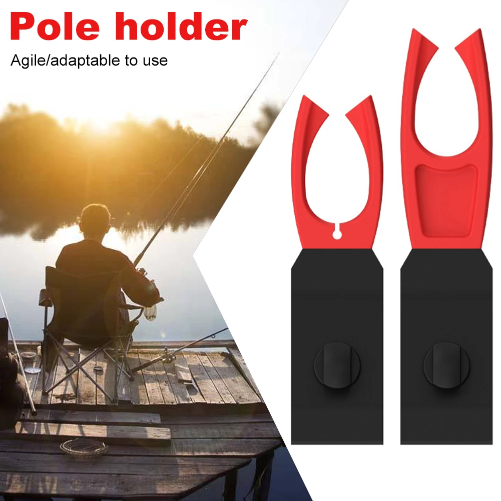 

Fishing Pole Clip Holder Plastic Fishing Bracket Clip Multi-function Fishing Rod Rack Adjustable Fishing Tackle Accessories
