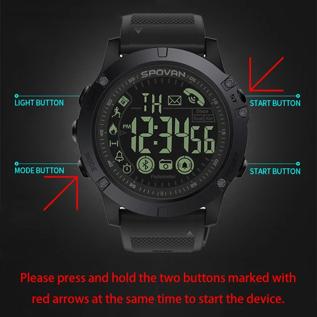 Orologio Digitale Sportivo Naviforce - Impermeabile 50M, Cronometro, Allarme, Cinturino In Gomma