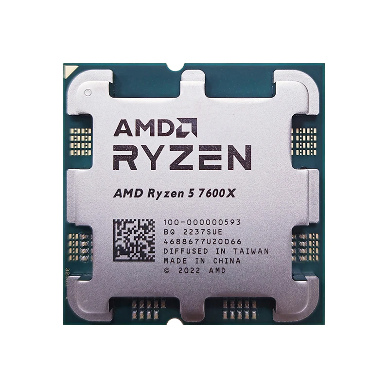 AMD Ryzen 5 7600X CPU Box Packaged R5 7600X Up to 5.3GHz 6-Core 12