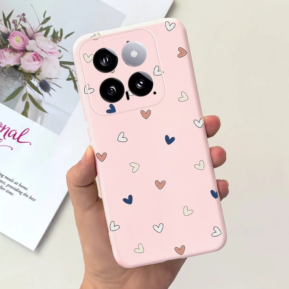 Sunflower Pattern Candy Color Soft Silicone Back Cover