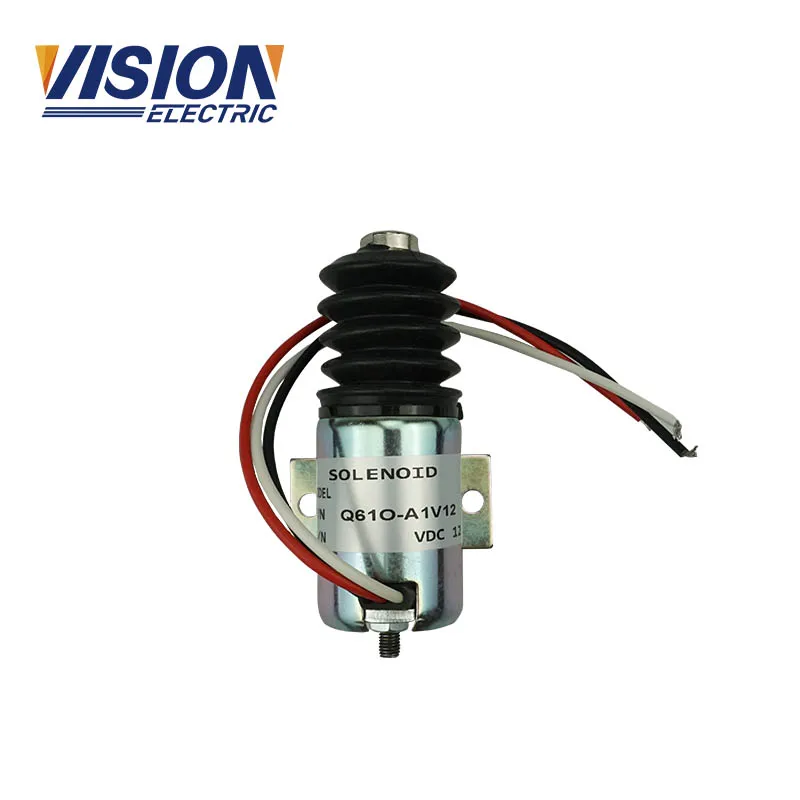 Solenoide Di Arresto 12V Per Solenoide Di Arresto Della Trombetta Q610-A1V12 Solenoide Di Arresto