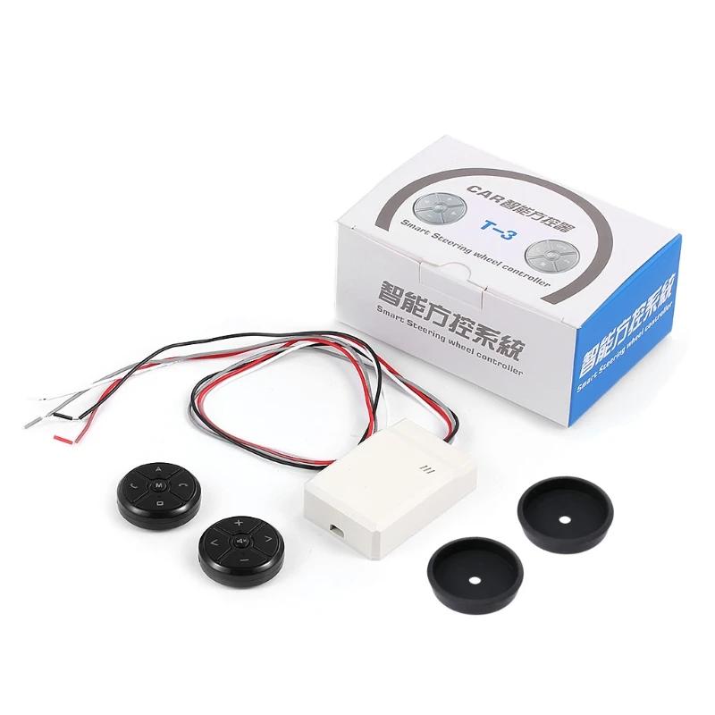 

03KB Light Button Car Steering Wheel DVD GPS Wireless for Smart Button for KEY Remote