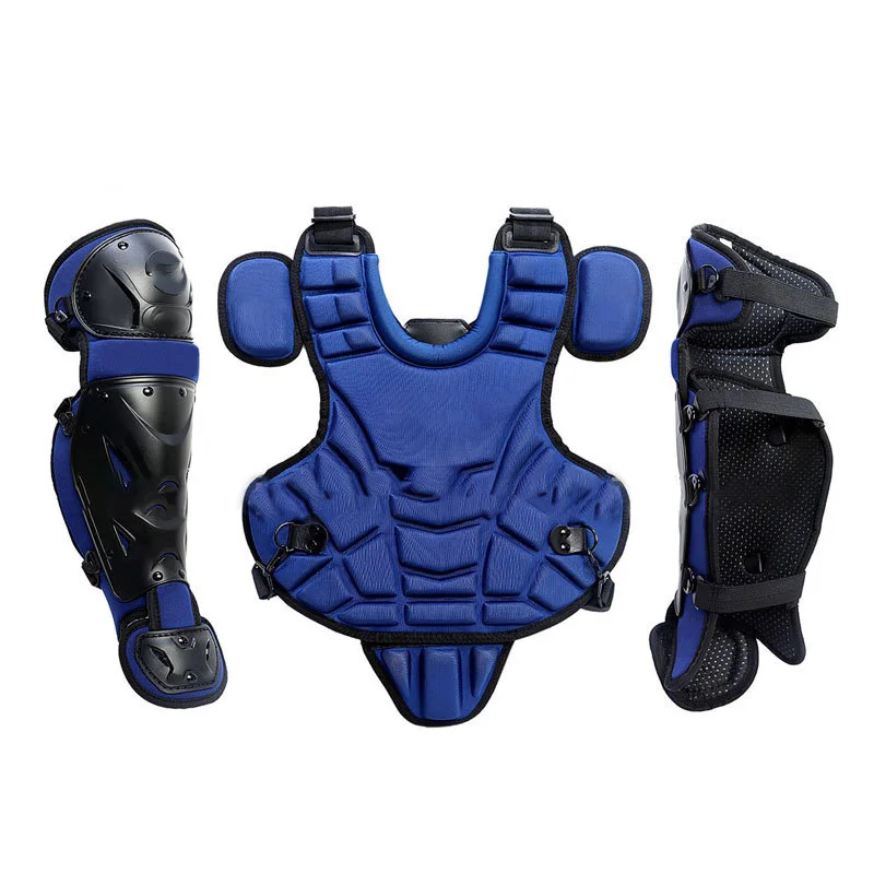 Outdoor Sports Youth Catcher Chest and Knee Brace Set Adult Baseball and Softball Catcher Brace