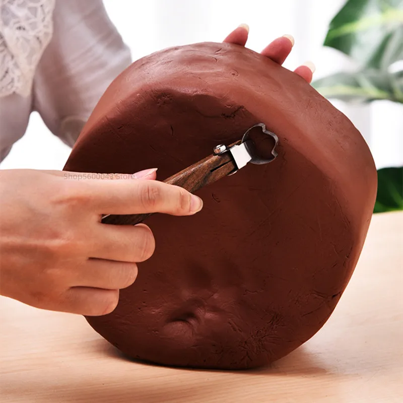 Pottery Cup Handle Shape Tool Ceramic Tea Cup Water Utensil Handle Handmade DIY Sculpture Scraper Polymer Clay Tools