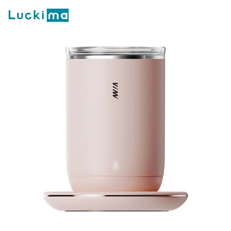 New 2 In 1 Coffee Cup Warmer Automatic Self Stirring Magnetic Mug for Home  Office USB Electric Mixing Cup Beverage Heater Warmer - AliExpress