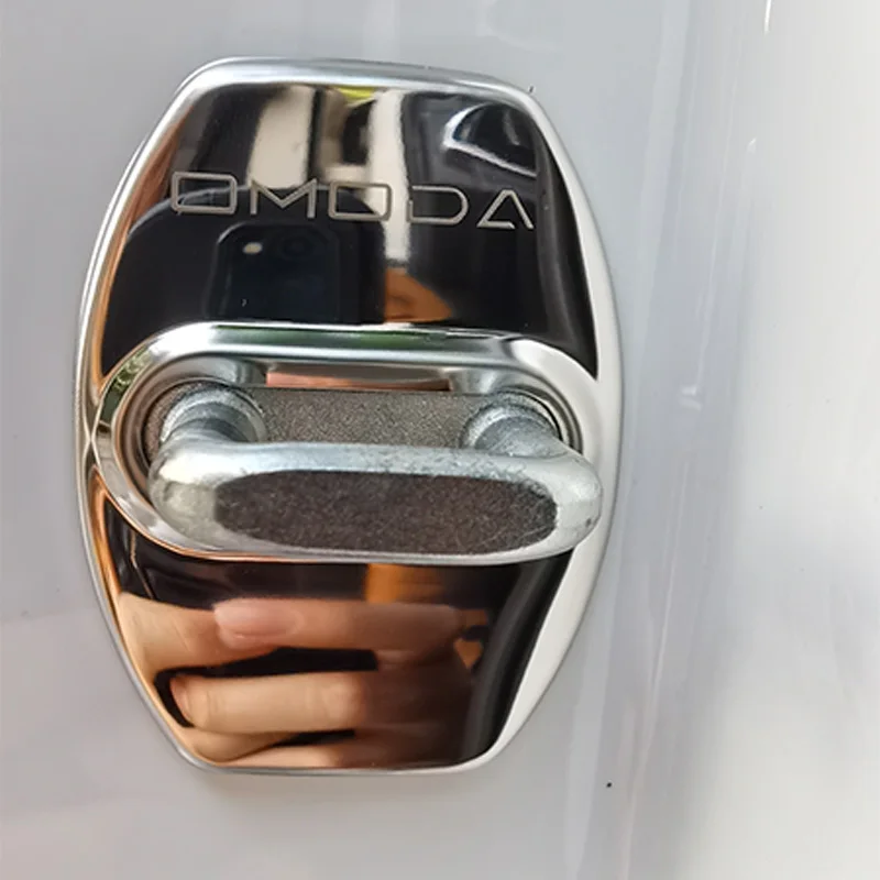 Car Door Lock Cover For Chery OMODA 5 C5 PHEV Accessories Auto Car Door Lock Protect Cover Emblems Case Stainless Steel Decoration