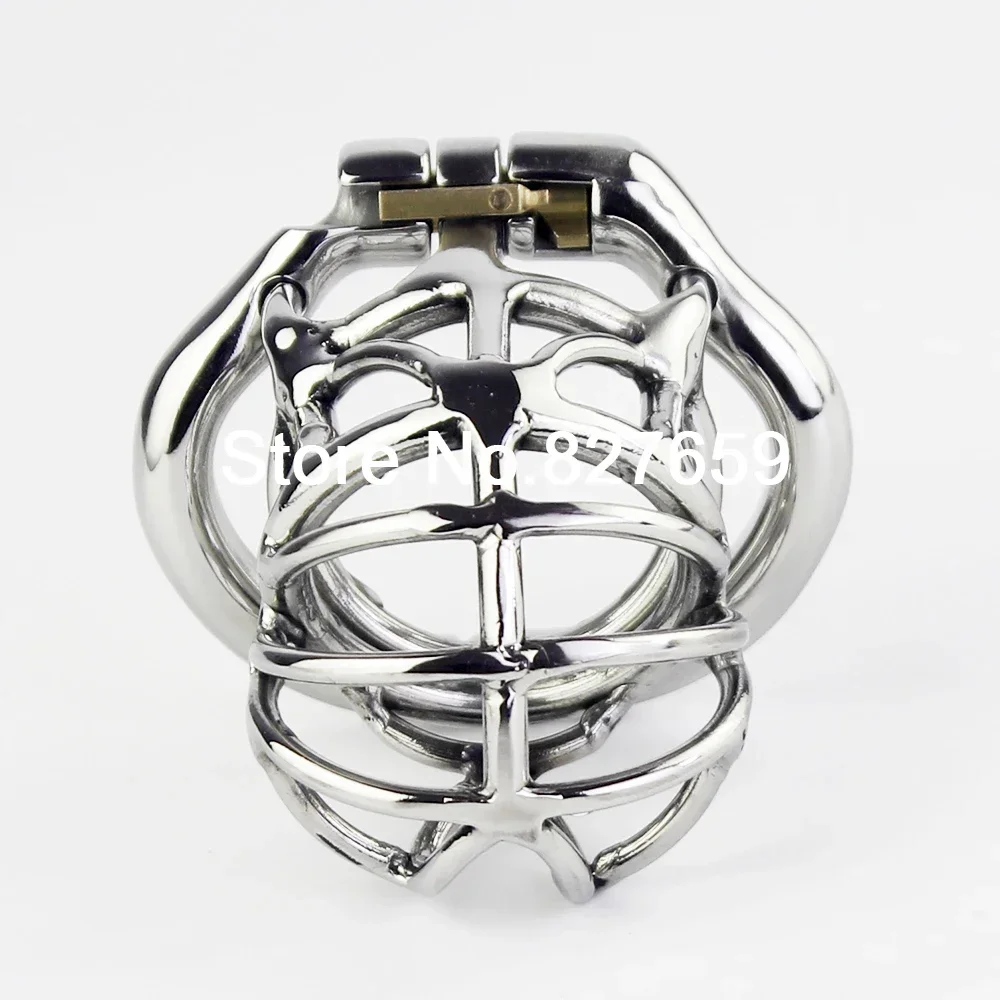 Penis Chastity Cage Chastity Lock Sex Toy Chastity Cage Accessory Penis Cock Ring Stainless Steel Stealth Lock Male Chastity Device Adult Cock Cage Curve Cock Ring Penis Lock Sex Toys Men Chastity Belt