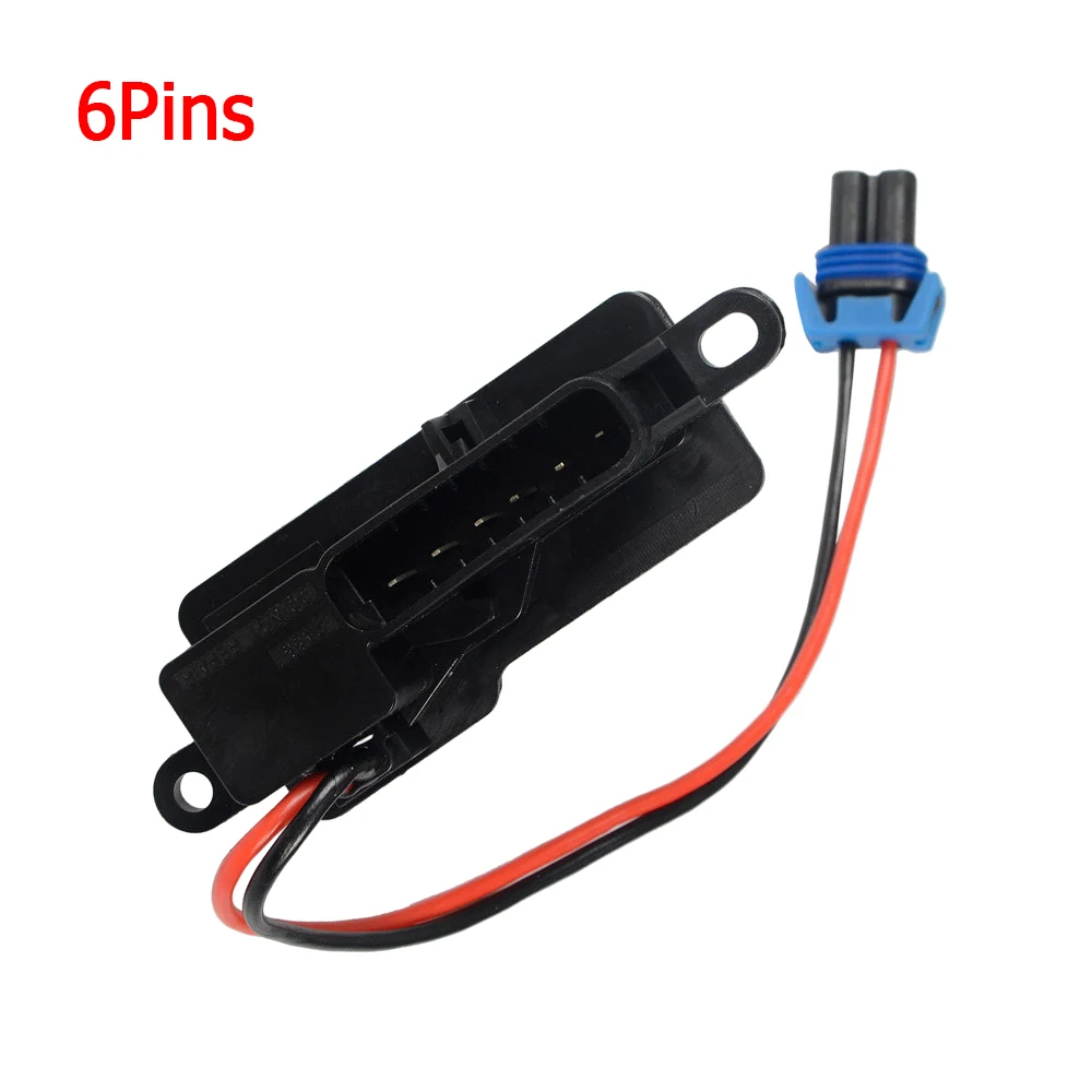 1Pcs Heater Blower Motor Resistor w/ 6-Pin for Chevy Express GMC Savana C7500 Topkick RU581 RU51 973007 12135104 12368388 158617