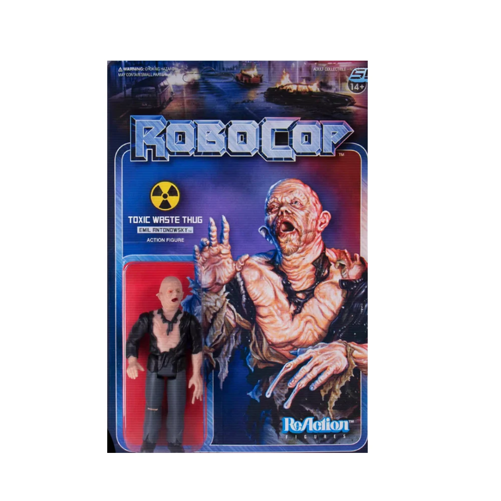 thumbnail image 1 of Figuras de acción Super7 ReAction de 3,75 pulgadas con tarjeta de Robocop Battle Damaged EMIL ANDOWSKY SET, juguetes para niños, coleccionables, policía, SWAT, 1 of 5