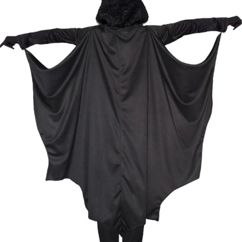 Halloween Boys Girls Vampire Bat Fancy Dress Children Jumpsuit Outfit Costume Clothes Set