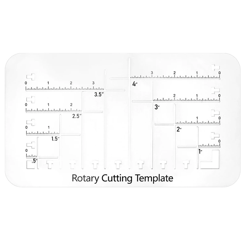 ABUL-Boxy Bag Making Templates Acrylic Cutting Templates With Scale Bag Maker Boxed Bottom Cutting Template