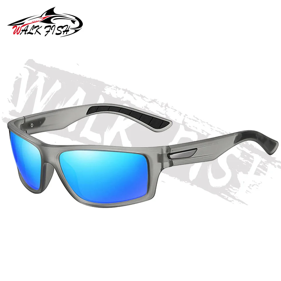 Polarized Fishing Sunglasses WALK FISH Men's Driving Sports Male Sun Glasses Hiking Fishing Classic UV400 Eyewear fishing sunglasses polarized sunglasses