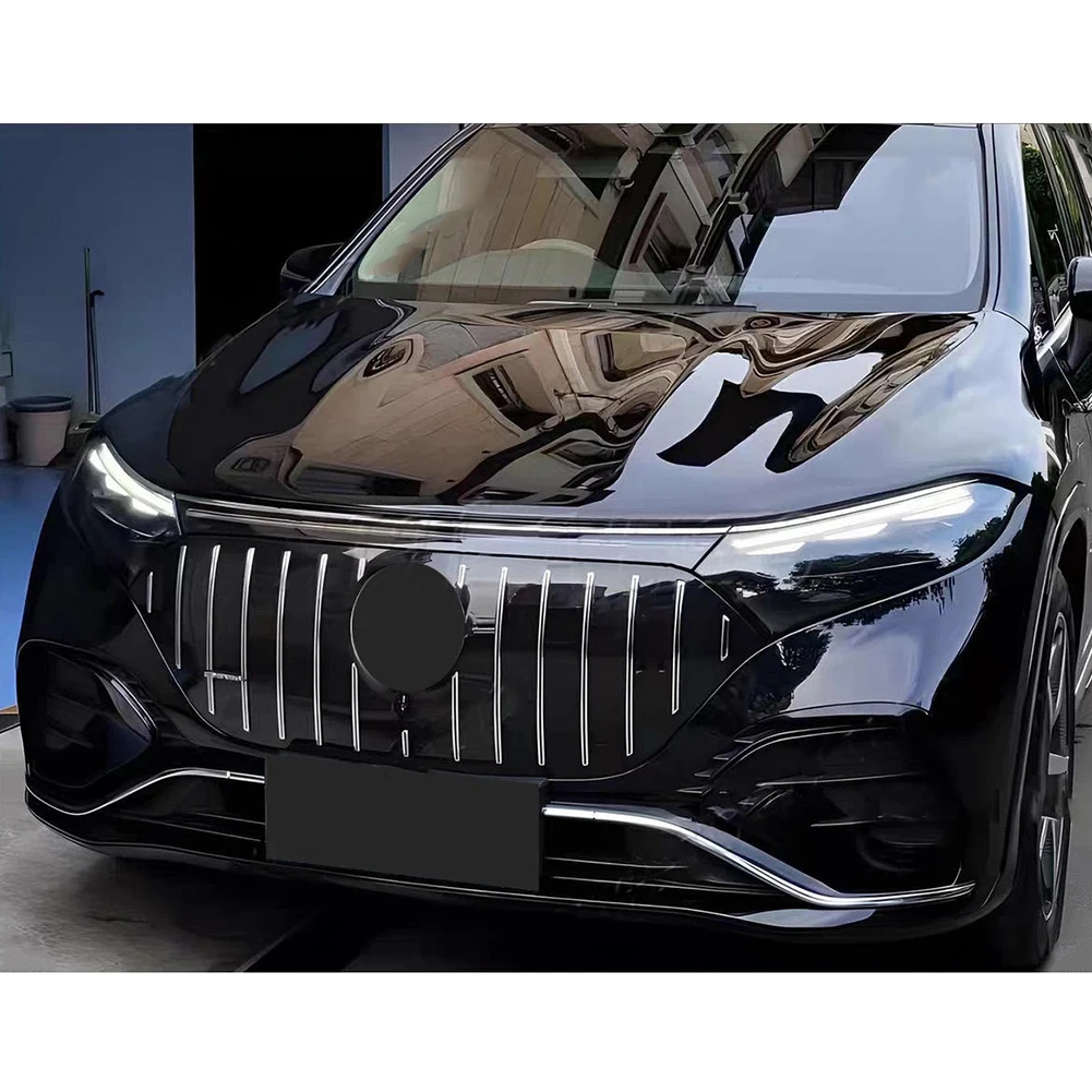 벤츠 EQS SUV W296 2022-2026 AMG 스타일 프론트 범퍼 상단 그릴 메쉬 그릴