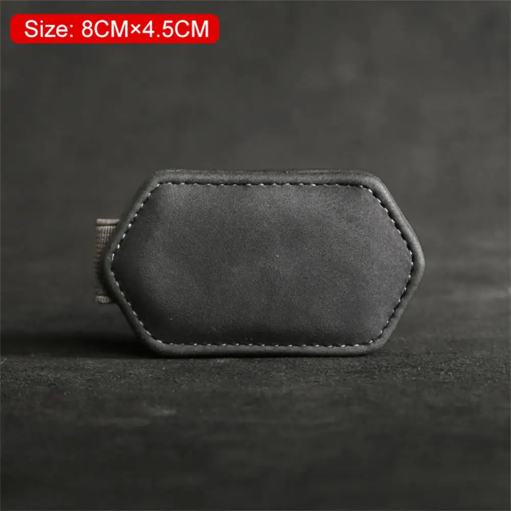 Car Seat Belt Stopper Magnetic Elastic Mesh Pocket Leathera Djuster Seat Belt Fixed Stopper Slack Adjuster Car Accessories