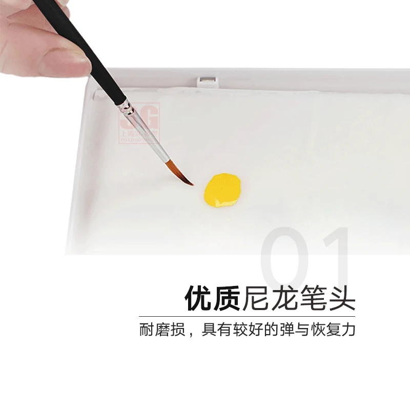 9 바다 2pcs 622 모델 특수 얼굴 지적 브러시 모델 그림 브러쉬 조립 모델 구축 도구 취미 DIY 액세서리