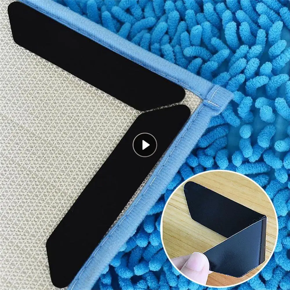 8pcs carpet non-slip sticker Reusable Washable Rug Carpet Mat Grippers Non  Slip Self-Adhesive Anti Skid Grip Tape For Home Bath - AliExpress