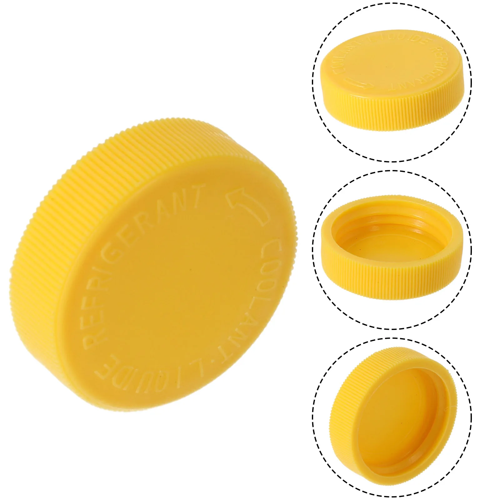 Auto Parts Reservoir Cap Tank Cap 21712-50M01 Car Accessories Coolant Overflow Cooling Tank Direct Replacement Yellow