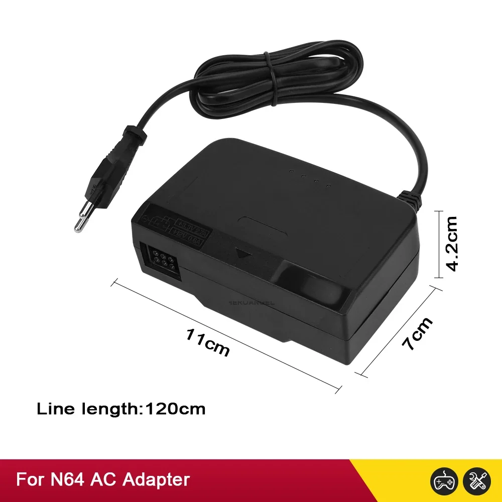 High Quality Wall Charger AC/DC Adapter Power Supply Game Charger For N64 Console AC Adaptor EU/US Plug Dropshipping