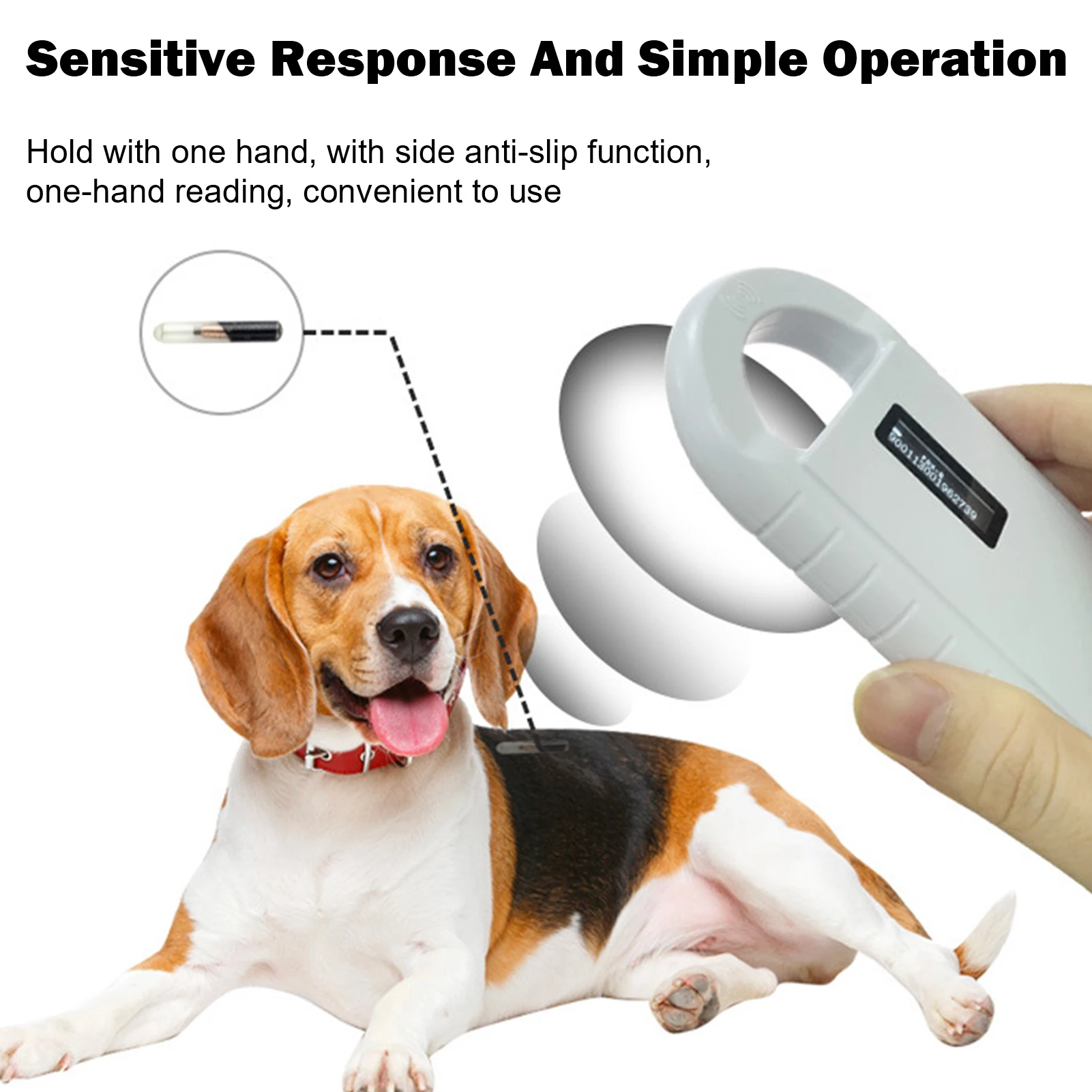 Universal Microchip Scanner For Pets With Backlight Screen Fdx-b/Id64 Store Of Data microchip reader pet chip reader Of Data