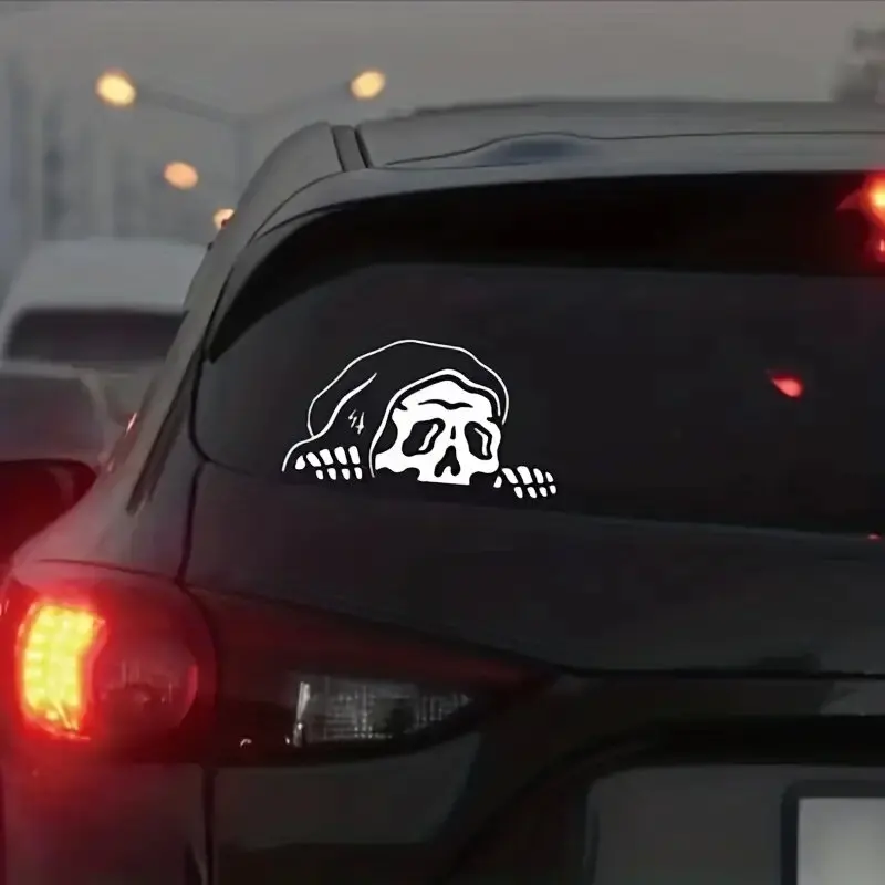 Vibrant Cartoon Skull Stickers – Funny & Cute Decals