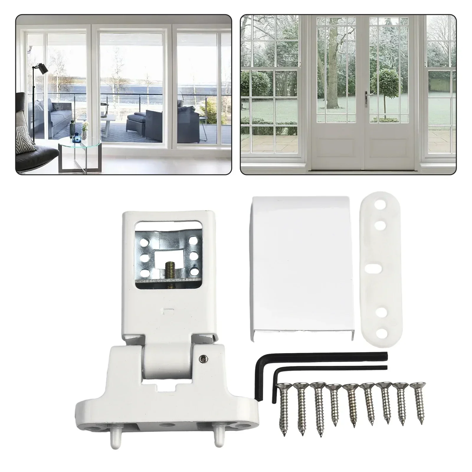 Door Casement Hinge Heavy-Duty Door Hinges Inner And Outer Side-Swing Balcony Hinges Adjustable Security Window Hardware