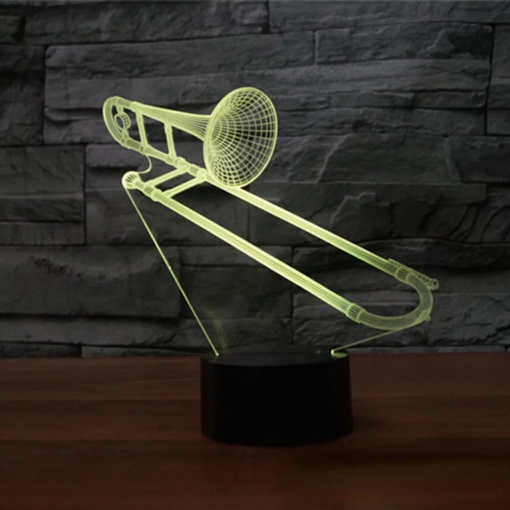 Creativo 3D Auto Sportiva Luce Notturna 16 Colori Mutevoli Telecomando USB Potere Toccare Cambiare Illusione Ottica Lampada Arredamento Lampada LED Lampada da Tavolo Bambini Brithday Natale Regalo
