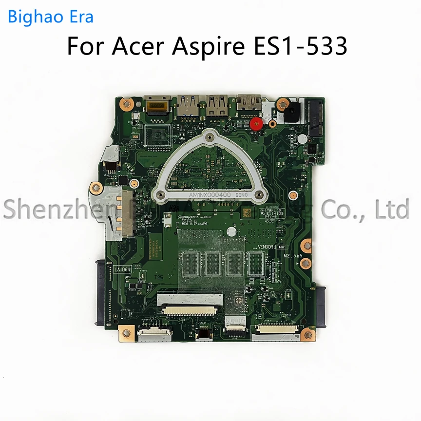 Placa-mãe do Portátil para Acer Aspire La-d641p Es1732 Es1533 N3350 N3450 N4200 Cpu Ddr3 Nbgft1100b Nbgft1100c Nb.gft11.00c - Imagem 5