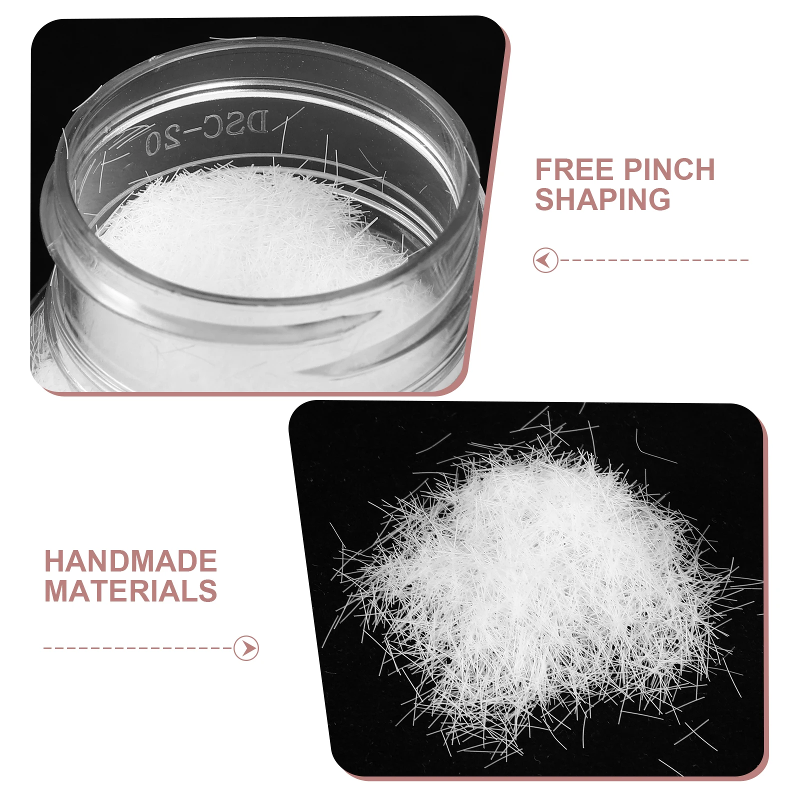 Pinch Flocking Powder Material Handmade Craft DIY Squeeze Dolls Toys Material Supply