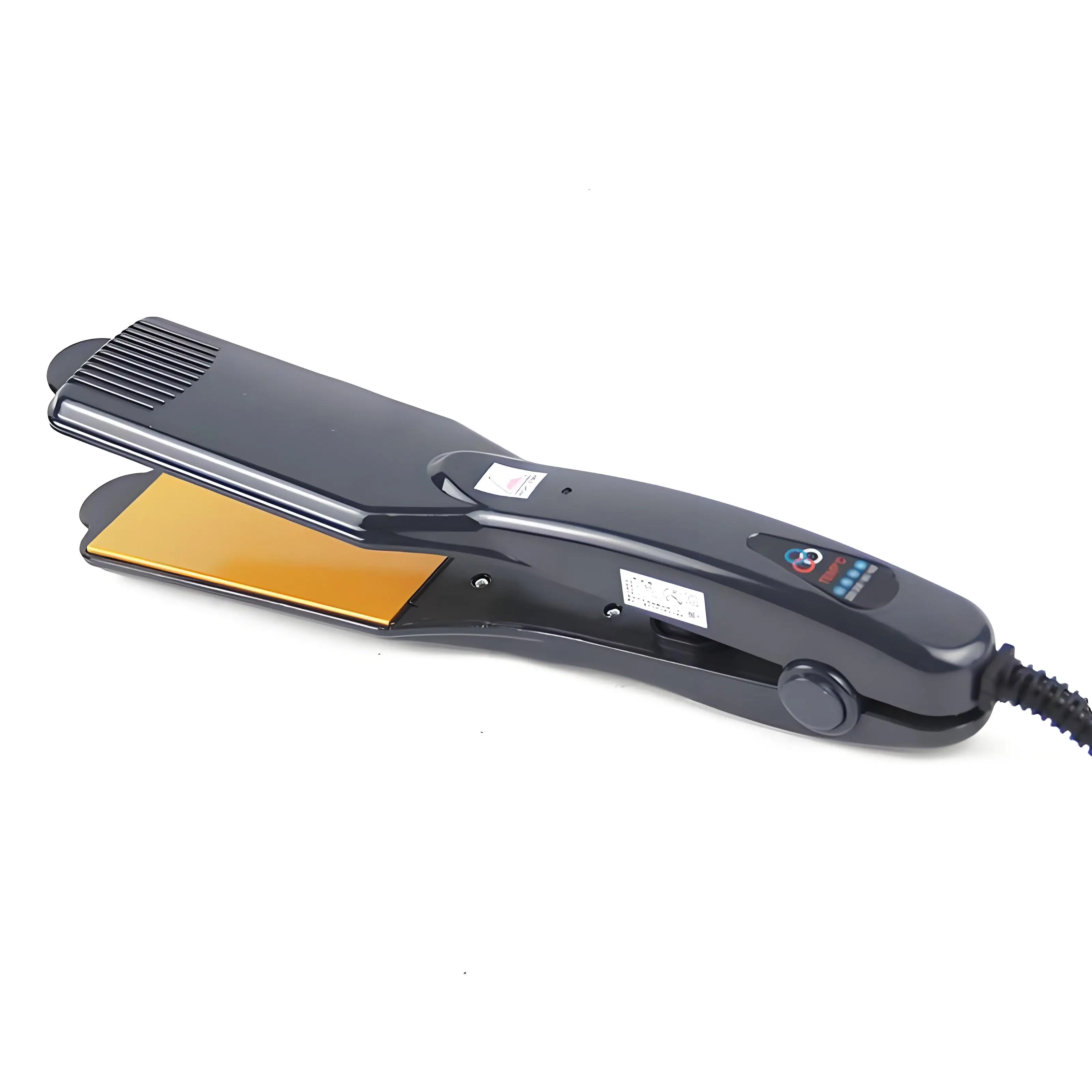 Widened Plate Flat and corn wave Iron Hair Straightener Professional Fast Electric Hair Straightening Curling Styling Tool 4