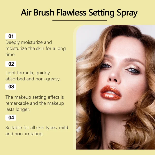 Moisturizing Setting Spray Face Make up Waterproof Lasting  Matte Natural Refreshing Oil Control Foundation Makeup Fixer Spray 2