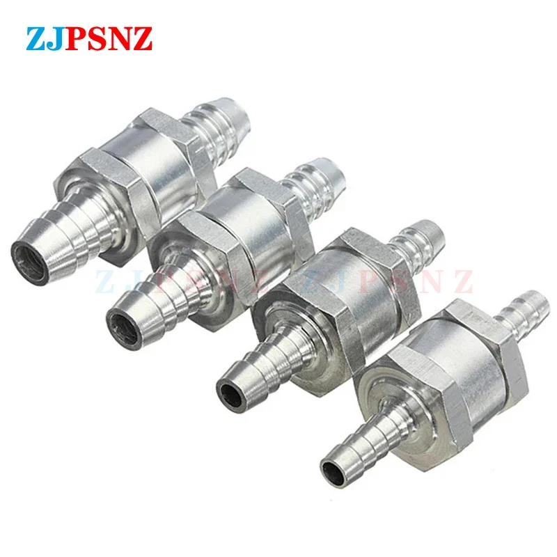 6mm 8mm 10mm 12mm Valves Aluminium Alloy Fuel Non Return Check Valve One Way Petrol Diesel Carburettor Car Vacuum Hose Universal
