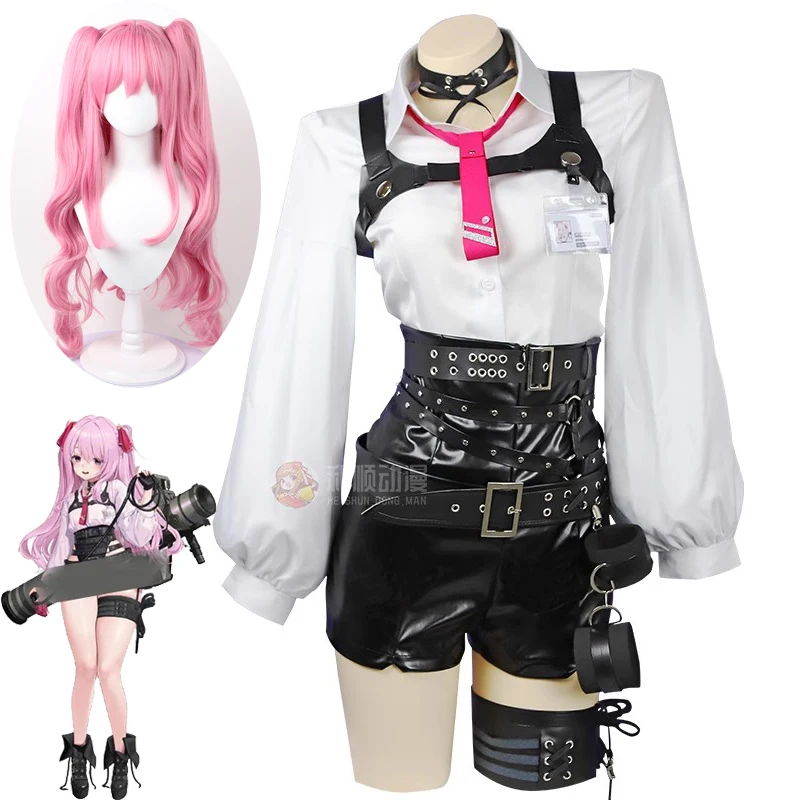 

Anime NIKKE The Goddess Of Victory Yuni Game Suit Lovely Uniform Cosplay Costume Halloween Party Role Play Outfit Women