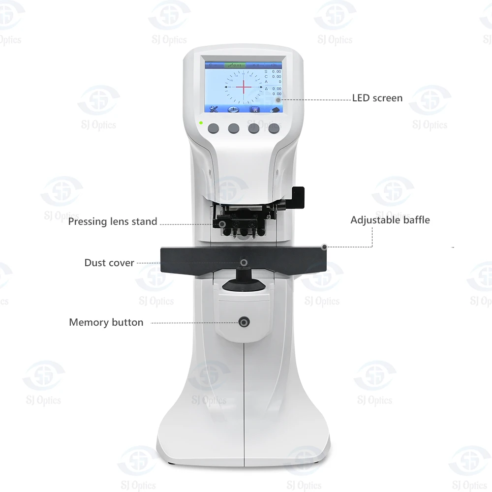 Flash Sale Dropshipping Focimeter 3.5" Colorful Screen D900 UV PD Printer Lensometer Digital Auto Lensmeter Optics Instruments