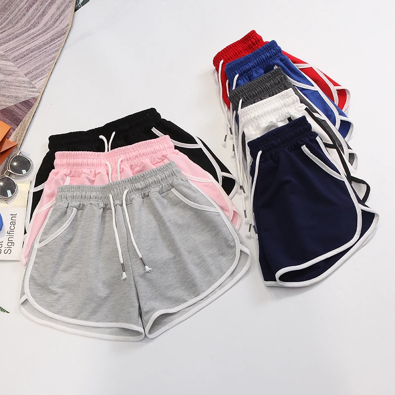 Plus Size 5XL Women's Shorts New Summer Running Loose Ladies Sweatshorts Wide Leg Female Elastic Waist Pantsalone boardshorts