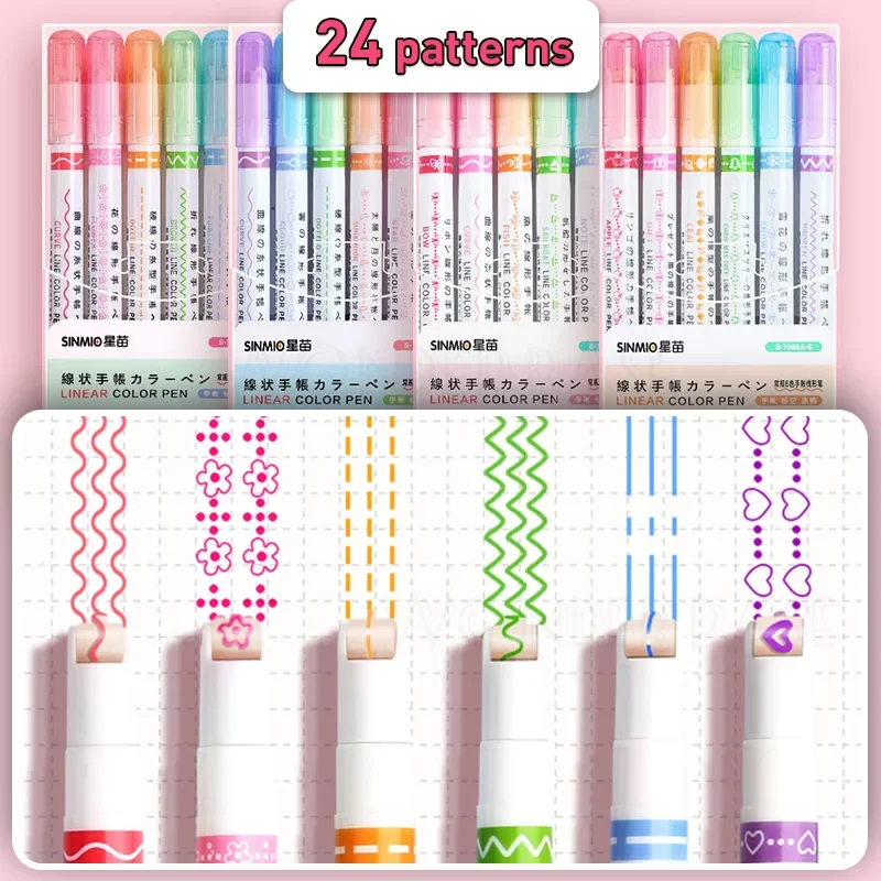 Flower Curve Highlighter Set 1
