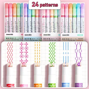 Flower Curve Highlighter Set 1
