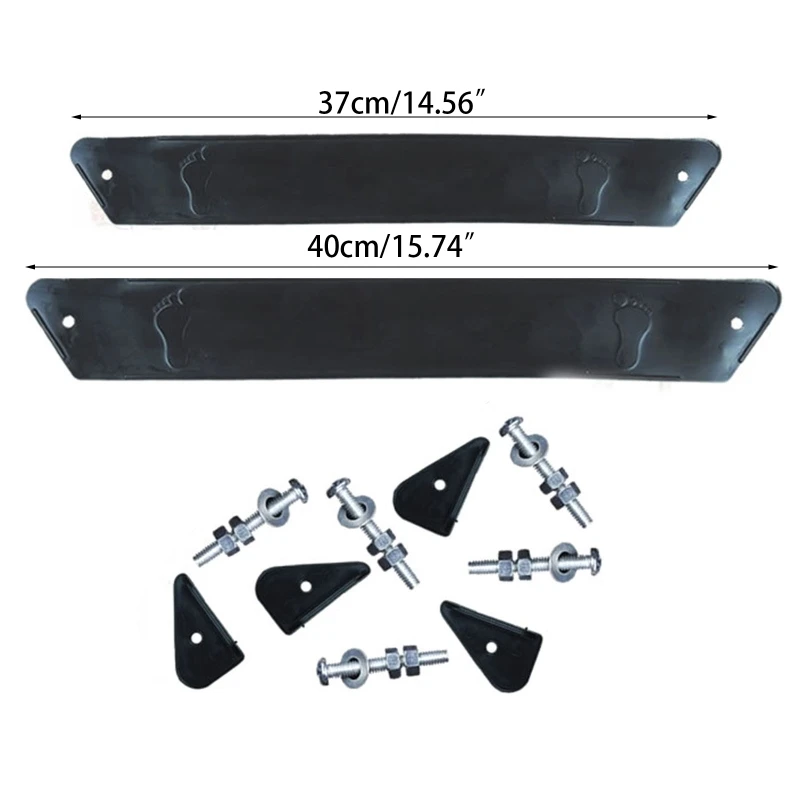 Baby Stroller Non-slip Footpad Pedal Stroller Accessories Anti-skid Footrest Pushchair Compact Lightweight Black Baby Dropship - 6