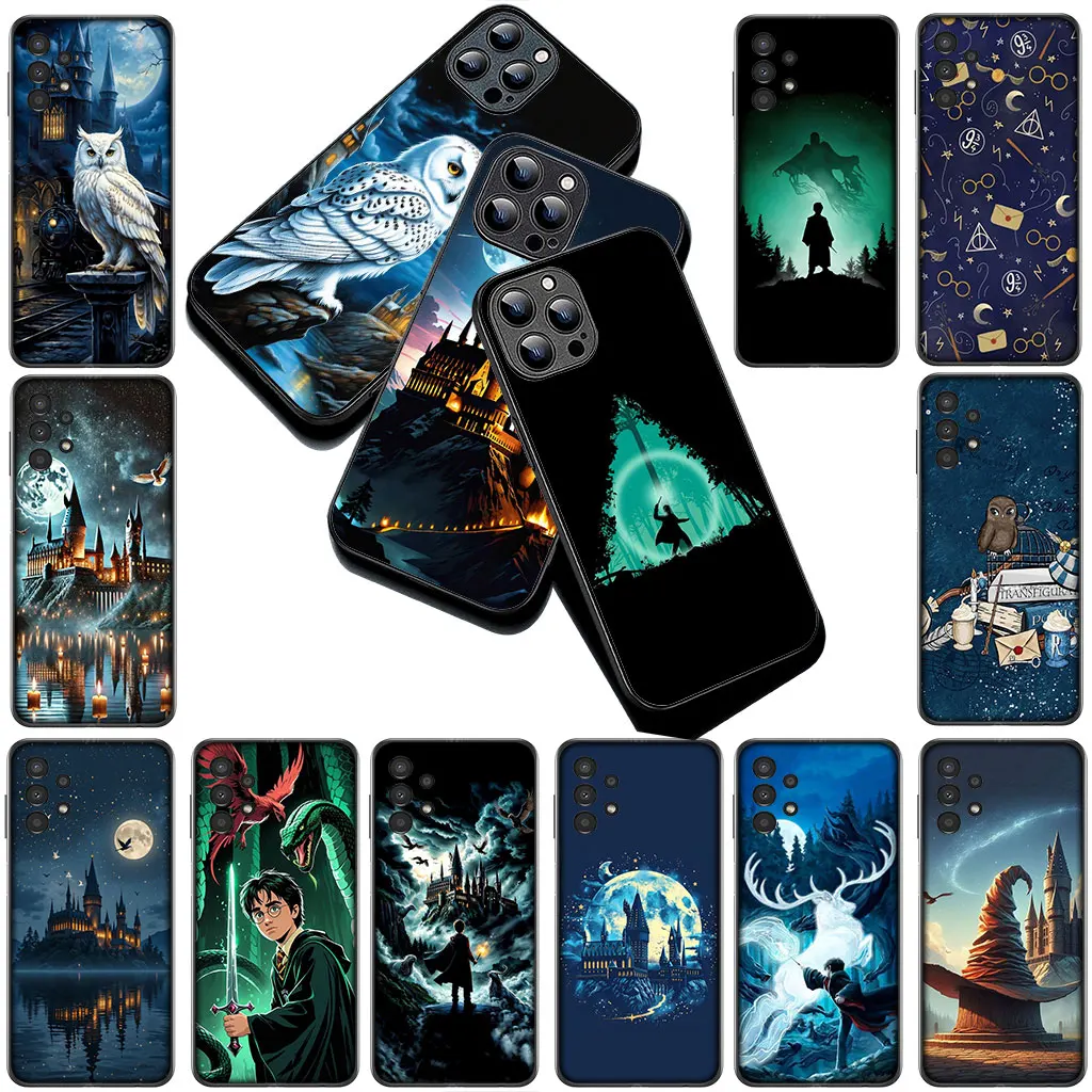 Magical Castle & Wand Owl Soft Phone Cover