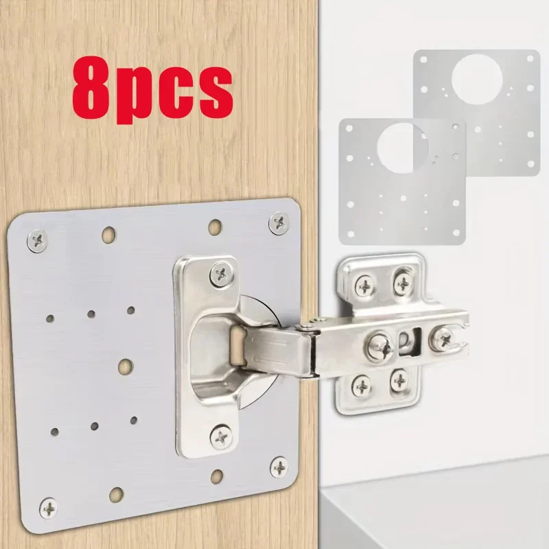 Hinge Repair Plate for Cabinet Reinforcement Both Side Damage Fixed