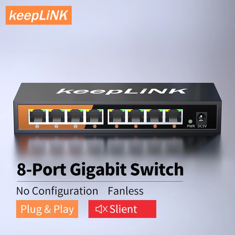 Switch Ethernet Gigabit de Portas
